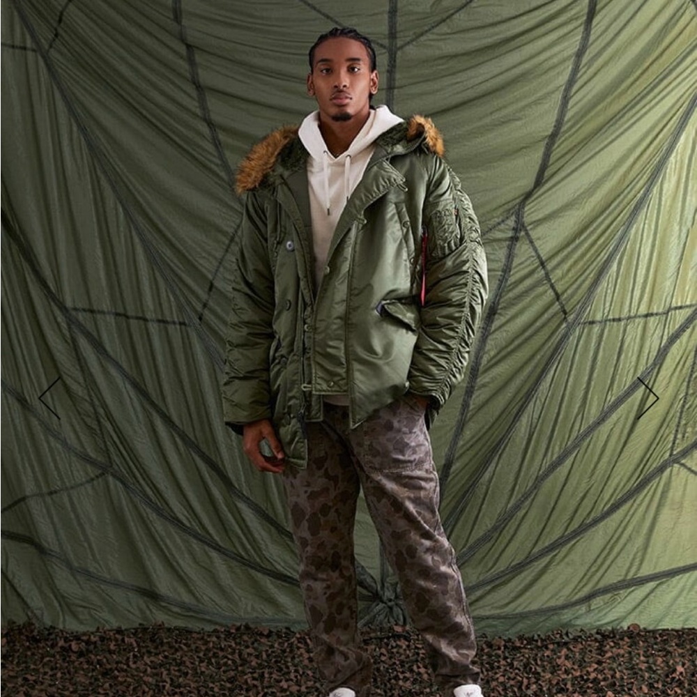 Alpha Industries N-3B Heritage Extreme Cold Weather Parka -Sage Green - Picture 2 of 5